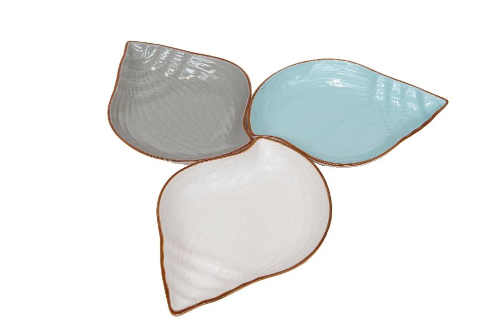 Novità Home Mediterraneo Linea Mare - Ciotola Conchiglia - 3 Colori Assortiti