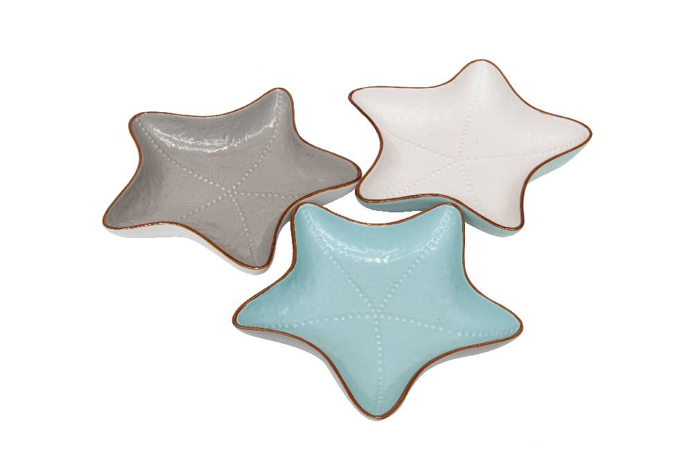 Novità Home Mediterraneo Linea Mare - Ciotola Stella - 3 Colori Assortiti