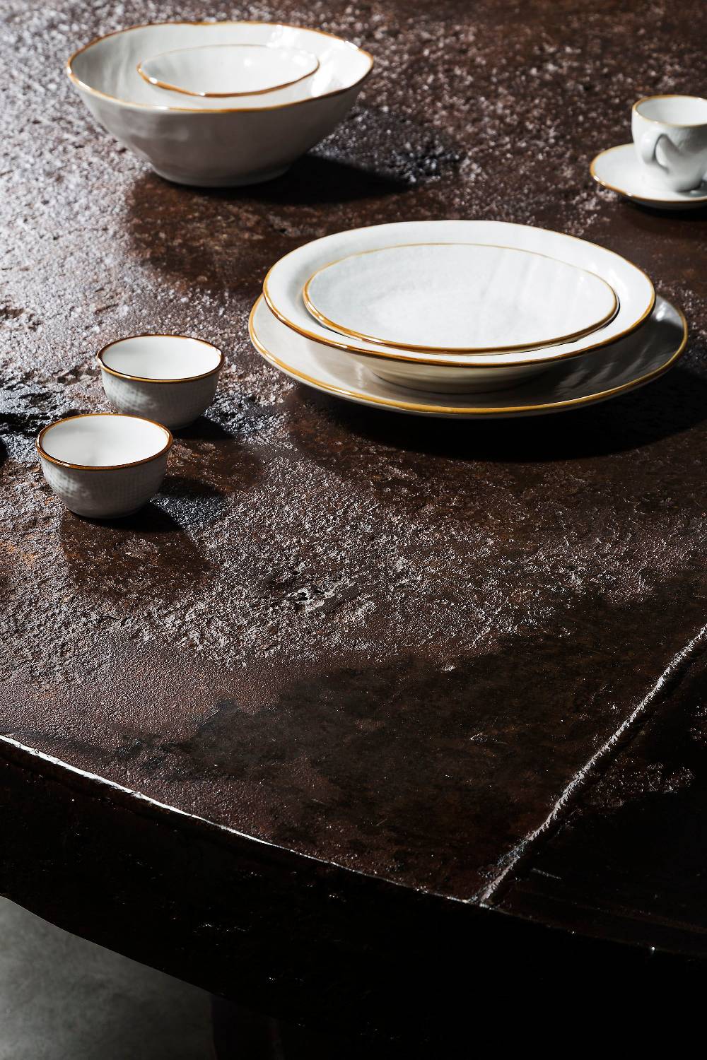 Novità Home Mediterraneo - Piatto Fondo In Gres Bianco