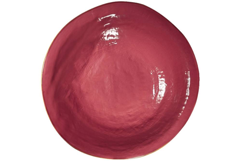 Novità Home Mediterraneo - Piatto Fondo in Gres Rosso