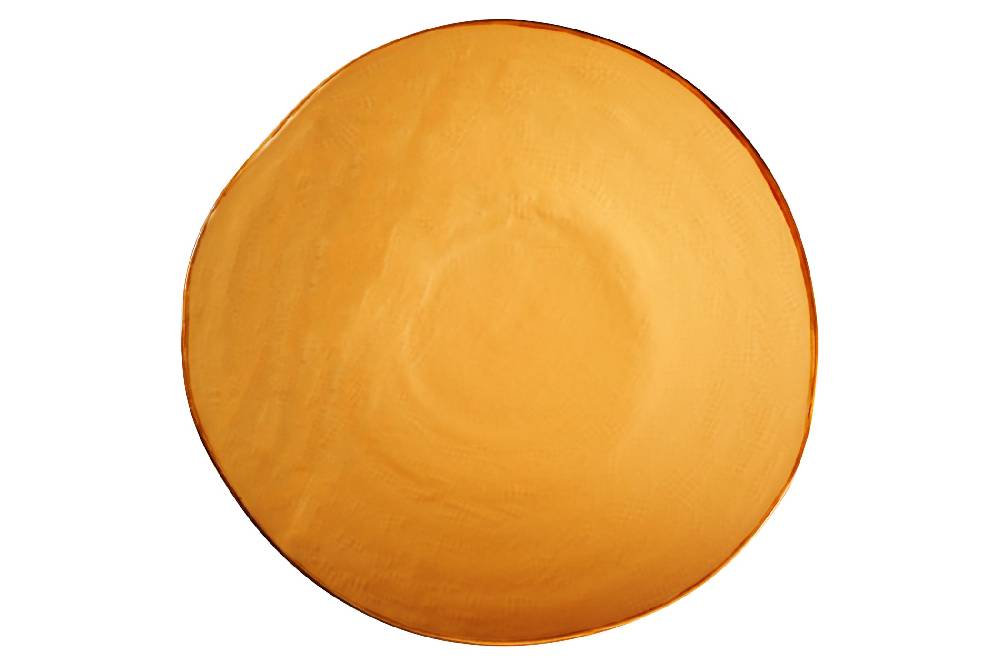 Novità Home Mediterraneo - Piatto Piano in Gres Giallo