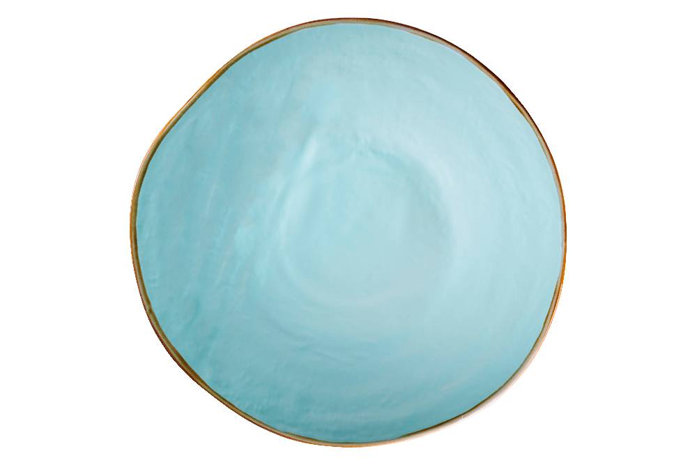 Novità Home Mediterraneo - Piatto Piano in Gres Turchese