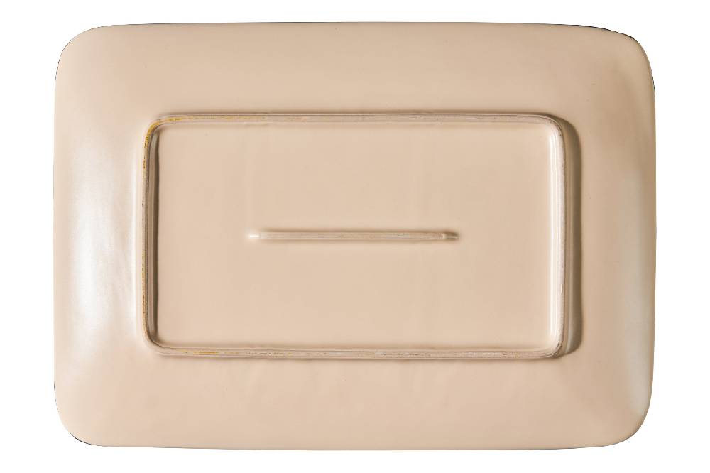 Novità Home Mediterraneo - Piatto Rettangolare In Gres Rosa