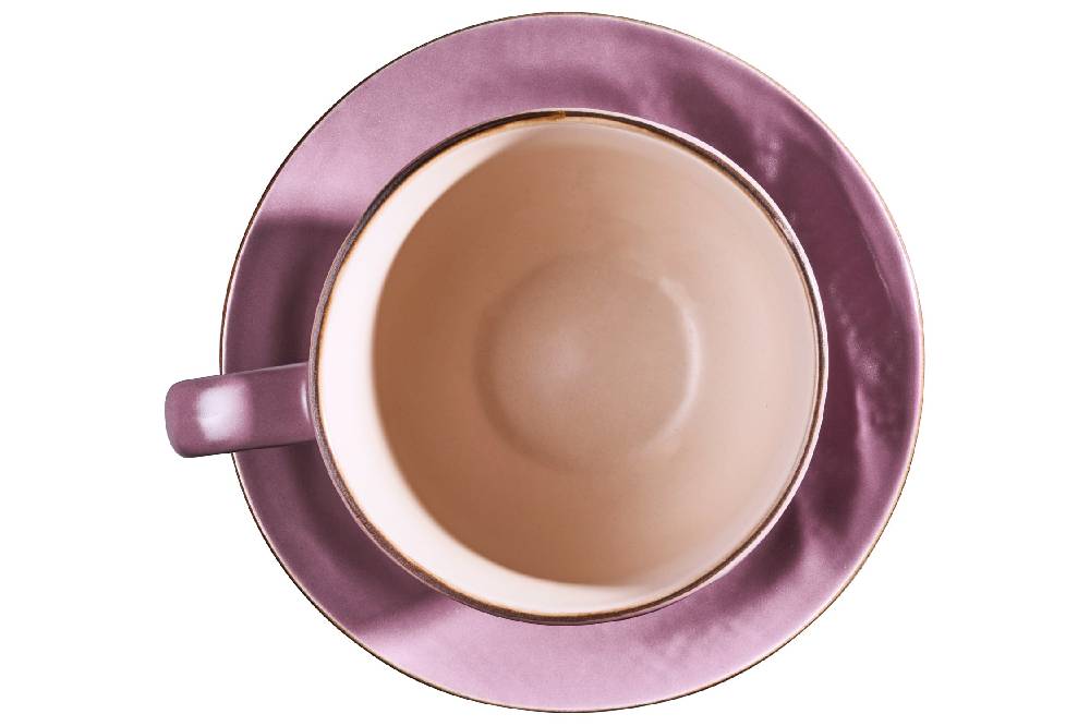 Novità Home Mediterraneo - Tazza Macchiato Con Piattino Rosa