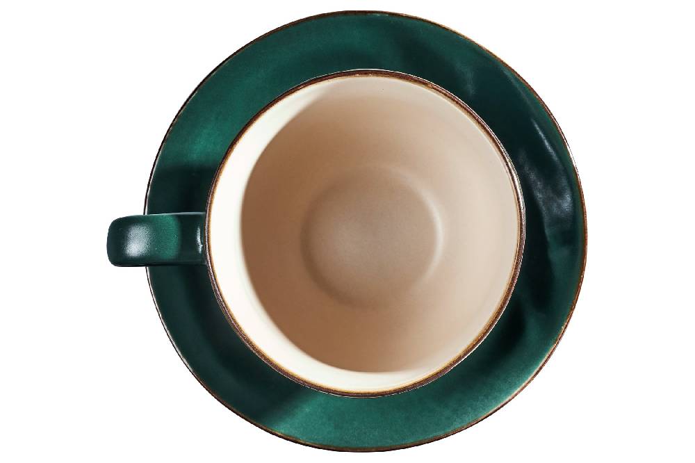 Novità Home Mediterraneo - Tazza Macchiato Con Piattino Verde