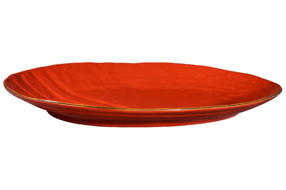Novità Home Mediterraneo - Vassoio Grande Ovale Arancione