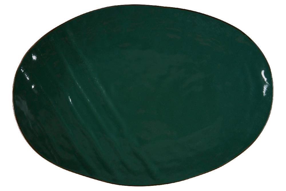 Novità Home Mediterraneo - Vassoio Grande Ovale Verde