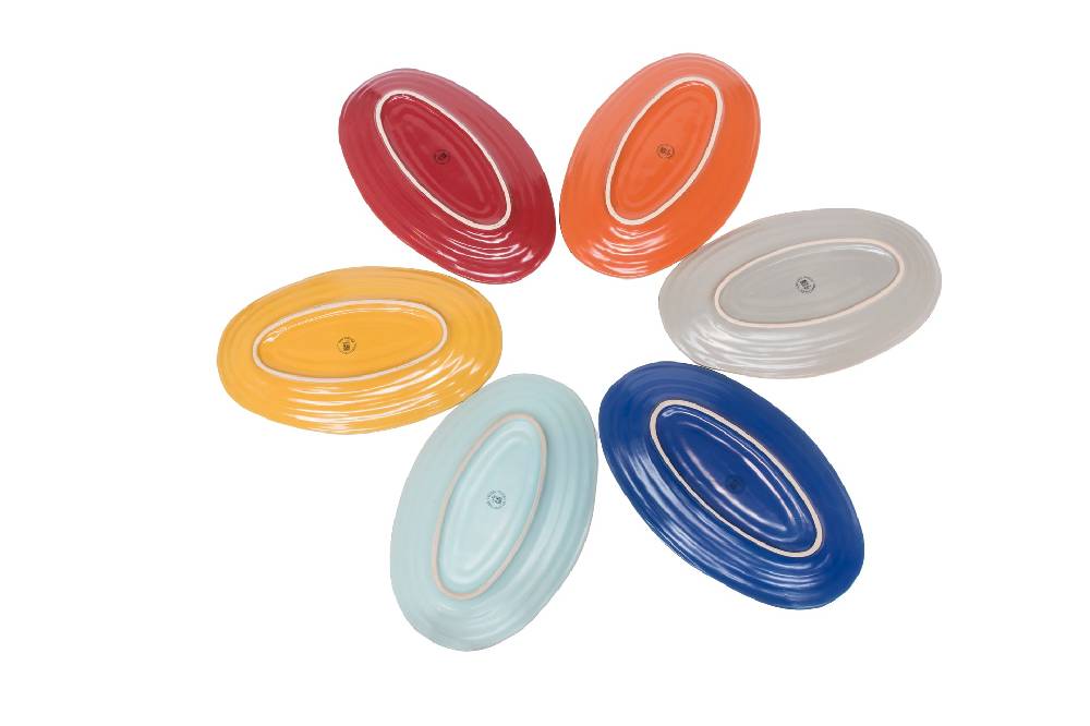 Novità Home Mediterraneo - Vassoio Ovale - Colori Assortiti