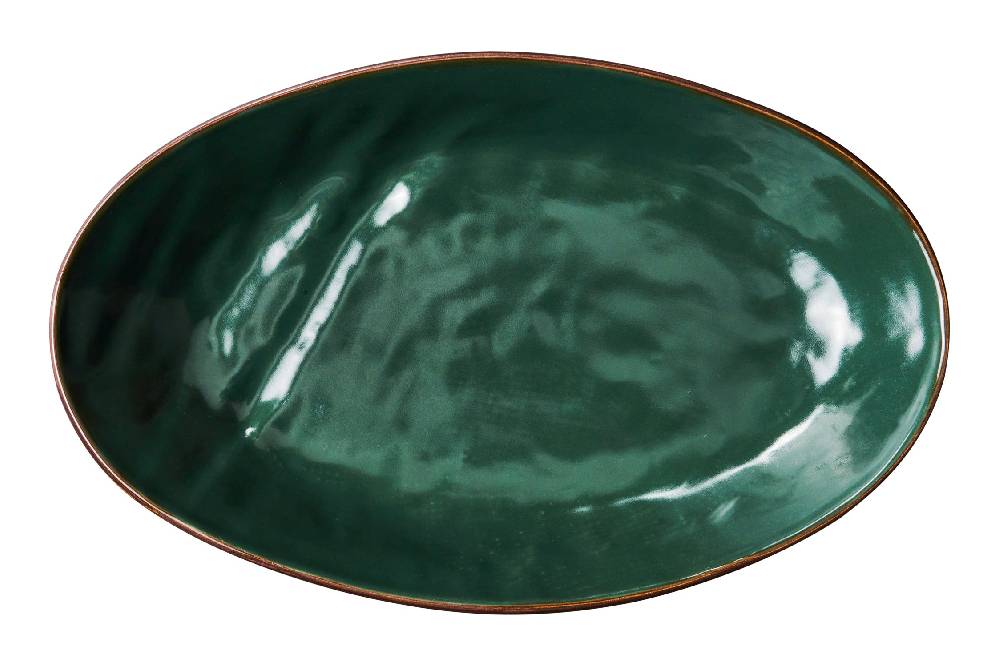Novità Home Mediterraneo - Vassoio Piccolo Ovale Verde