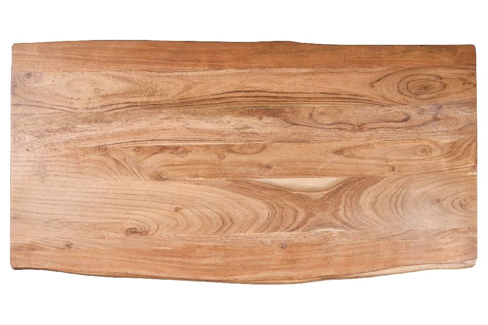 Novità Home Melburne - Tavolo Acacia Con Gambe Color Acciaio