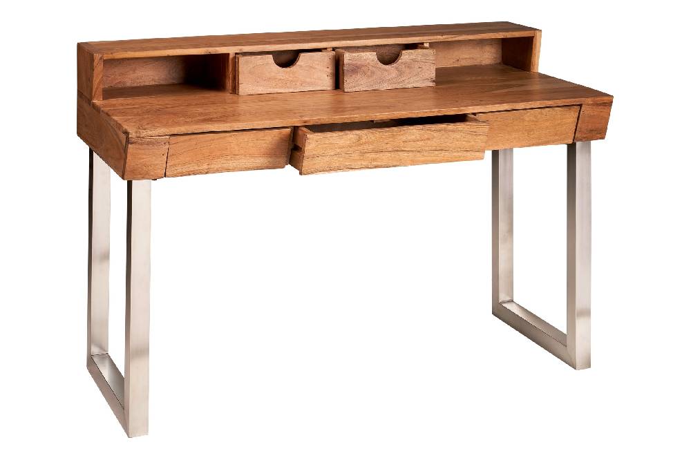 Novità Home Merlbourne - Scrivania Gambe Color Acciaio