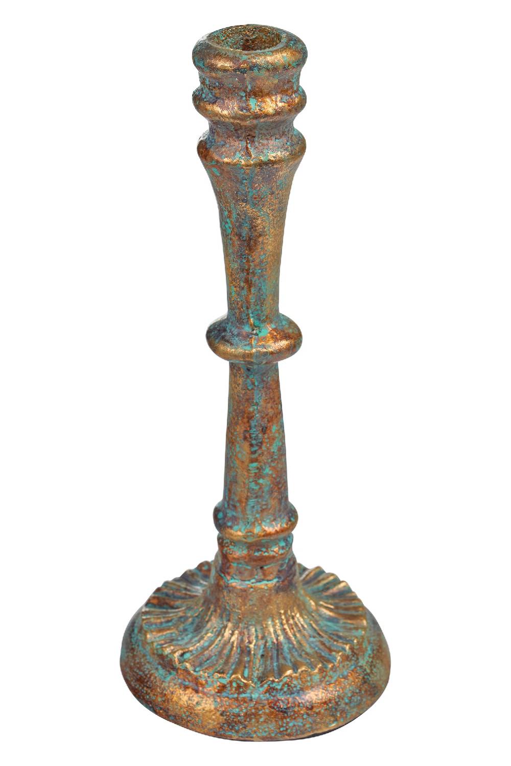 Novità Home Merry - candelabro stilizzato medio verde rame