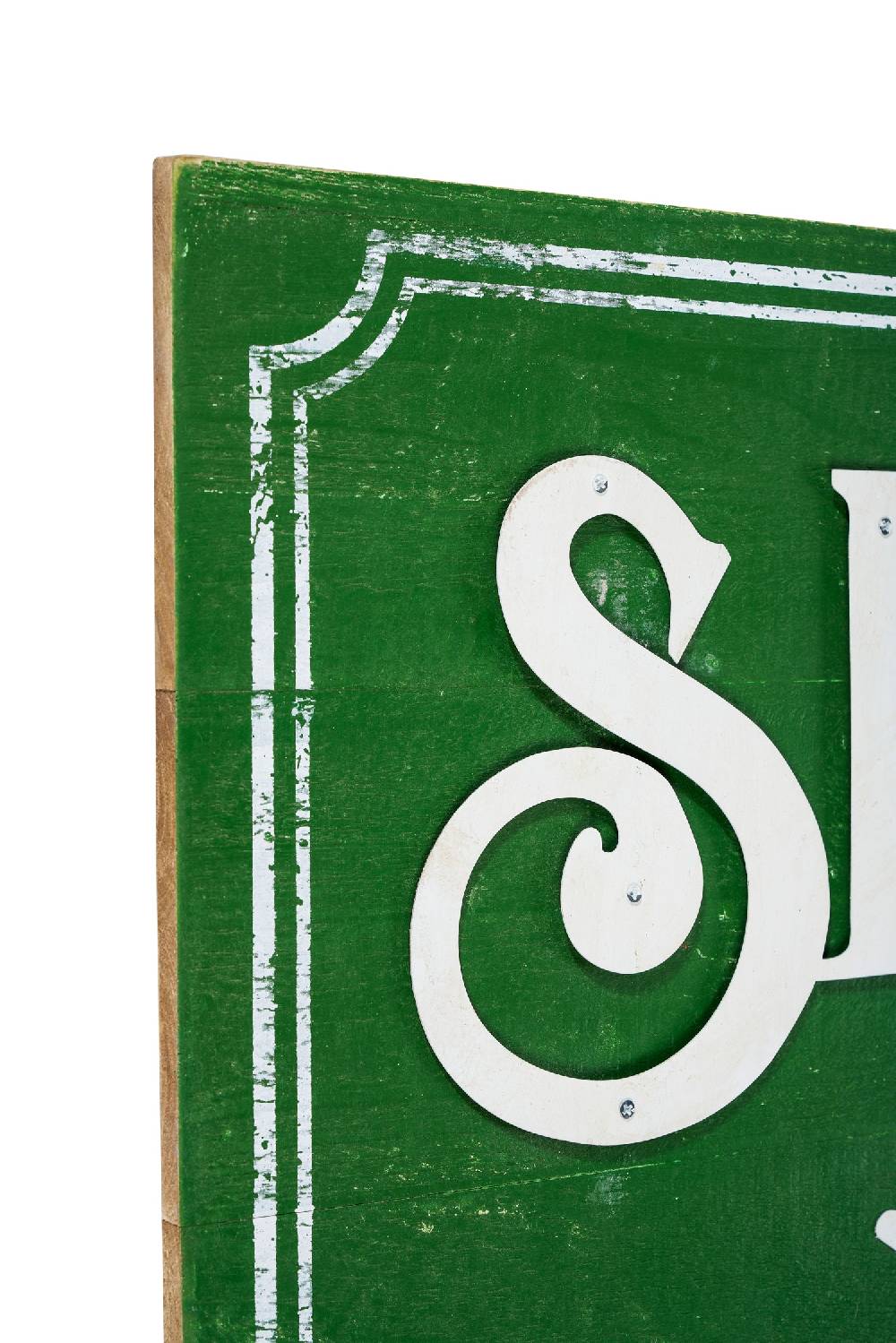 Novità Home Merry - Cartello Verde Sleigh Rides Oh What Fun