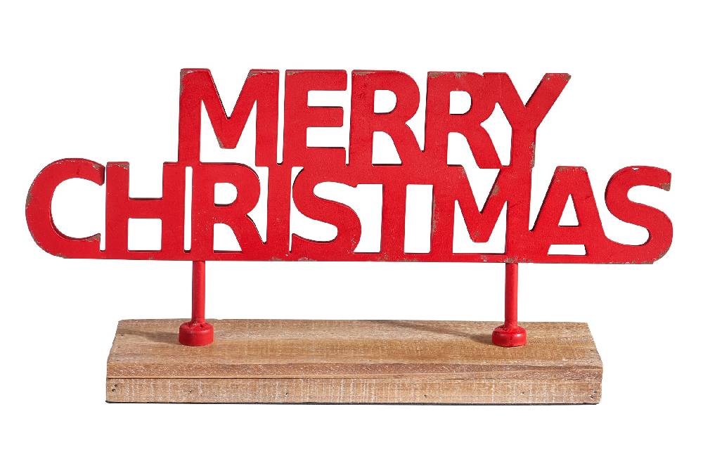 Novità Home Merry - Merry Christmas Scritta Da Appoggio