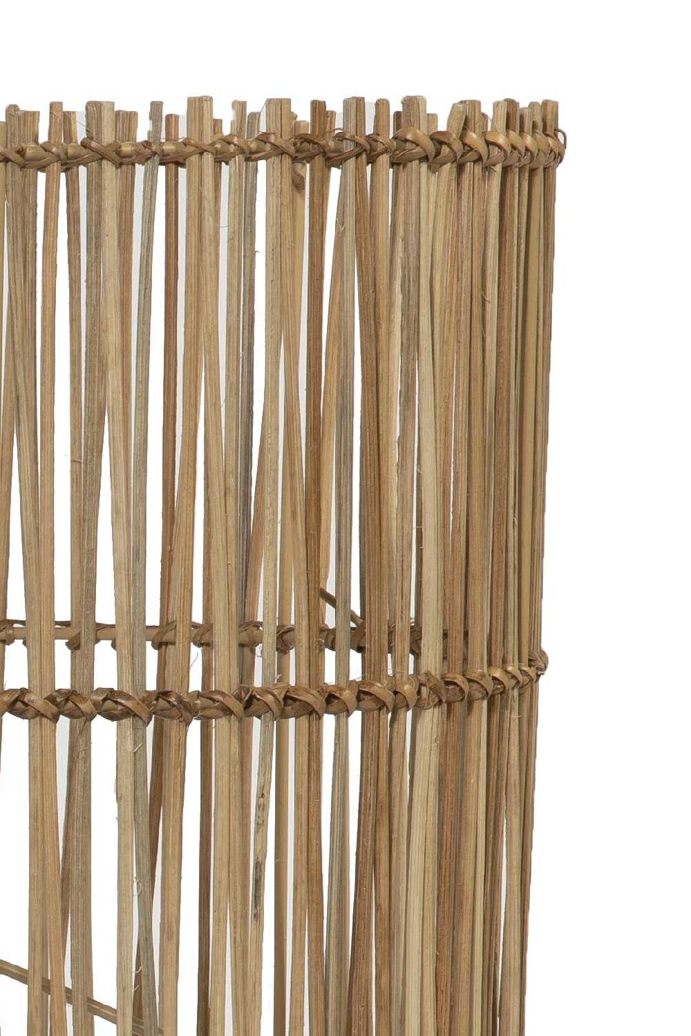 Novità Home Mindanao - Lampada Da Tavolo In Metallo E Rattan
