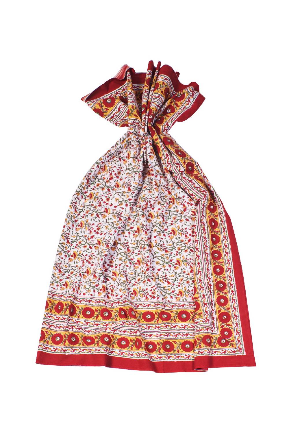 Novità Home Modica - Mezzero Singolo Decor Rosso In Cotone - 180x270