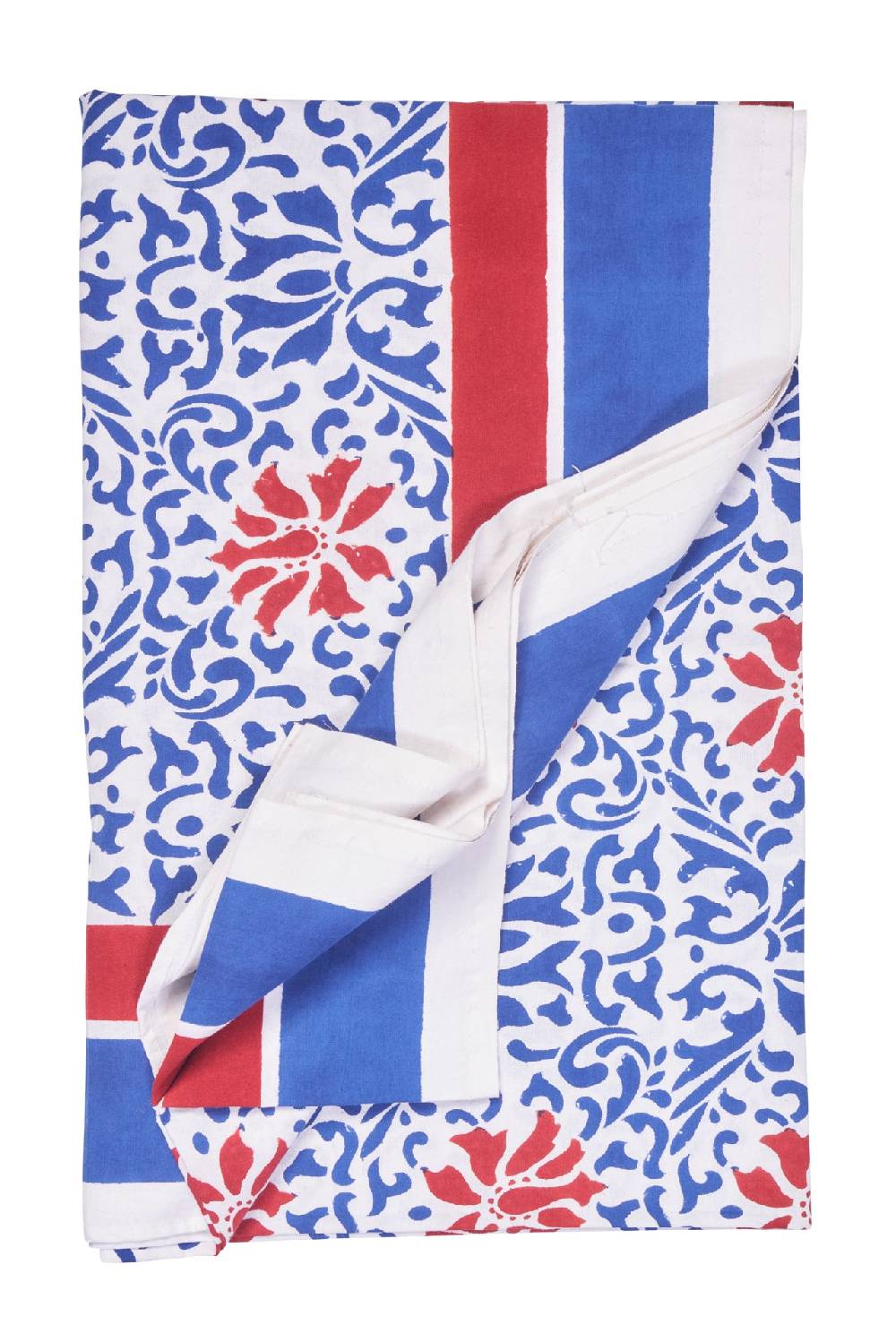 Novità Home Noto - Mezzero Doppio Decor Blue In Cotone - 270x270