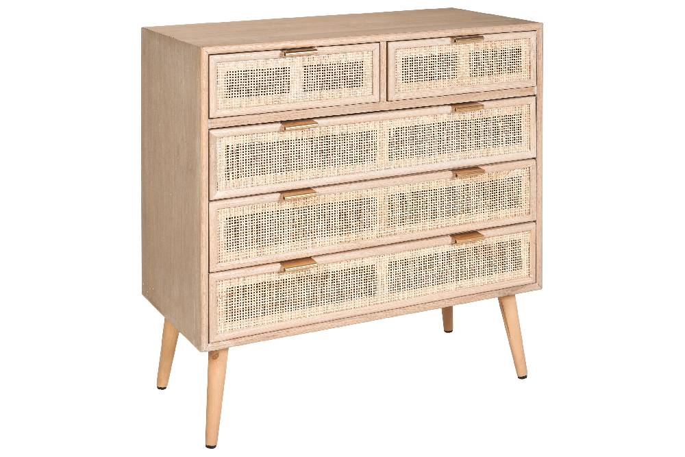 Novità Home Acapulco - Cassettone 5 Cassetti