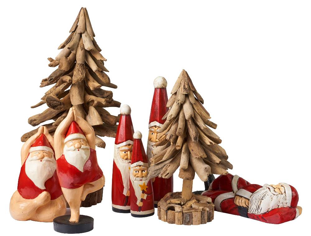 Novità Home Albero Di Natale In Albasia Marrone