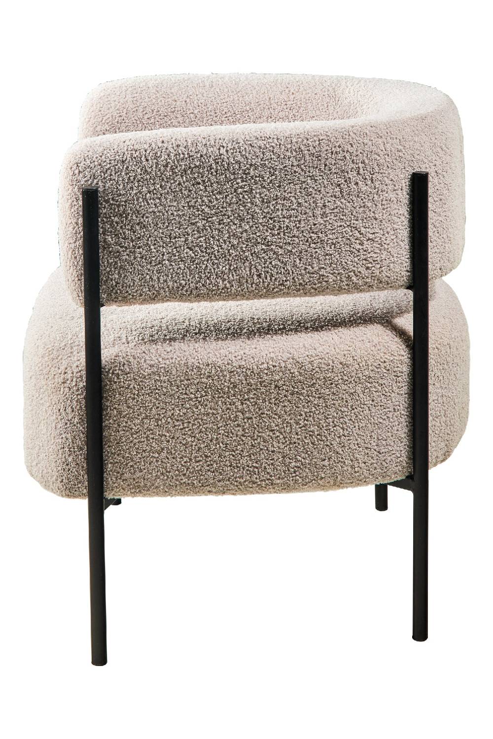 Novità Home Baloo - Poltroncina Tessuto Teddy Grey