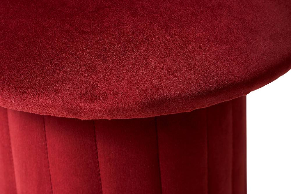 Novità Home Bois - Pouf Small Rosso Cinabro