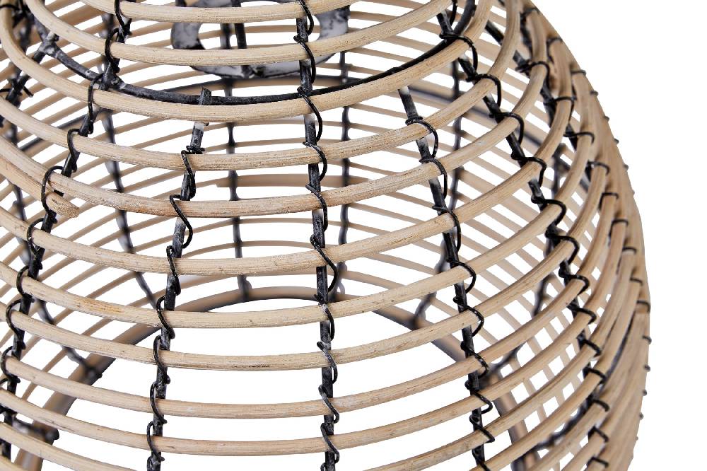 Novità Home Cappello Lampada Cupola Rattan Piccolo