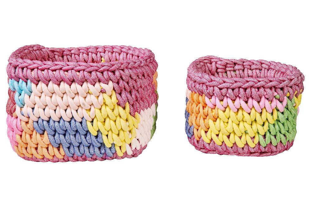 Novità Home Ceste Maglia - Cestini Tondi Set 1/2