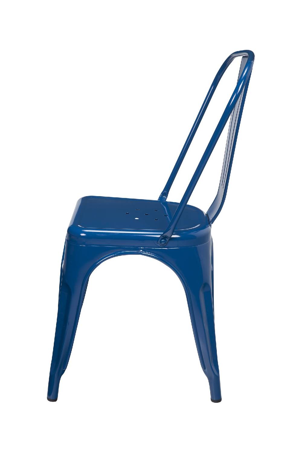 Novità Home Cindy - Sedia In Ferro Blu Petrolio