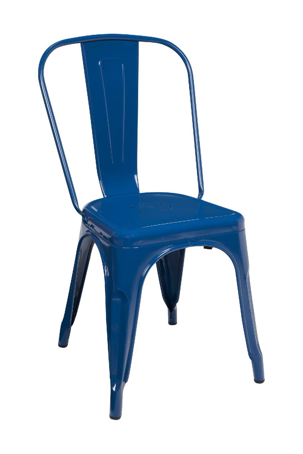 Novità Home Cindy - Sedia in Ferro Blu Petrolio