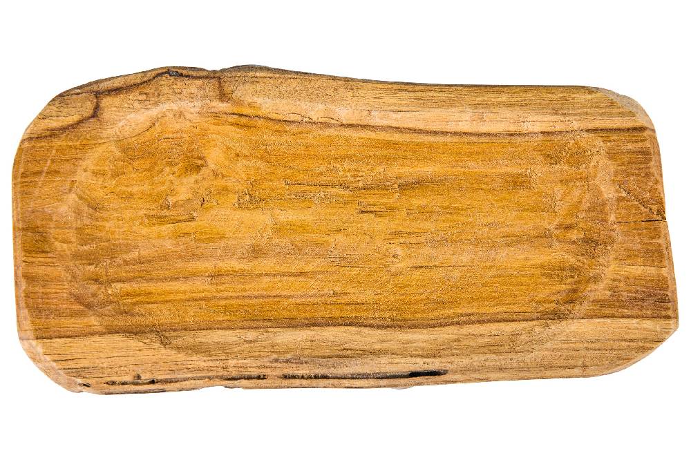 Novità Home Ciotola Scavata Decor In Legno Di Jati