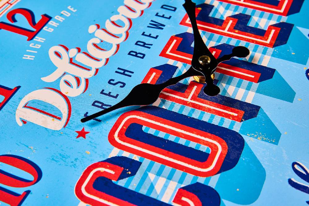 Novità Home Clock - Orlogio Coffee