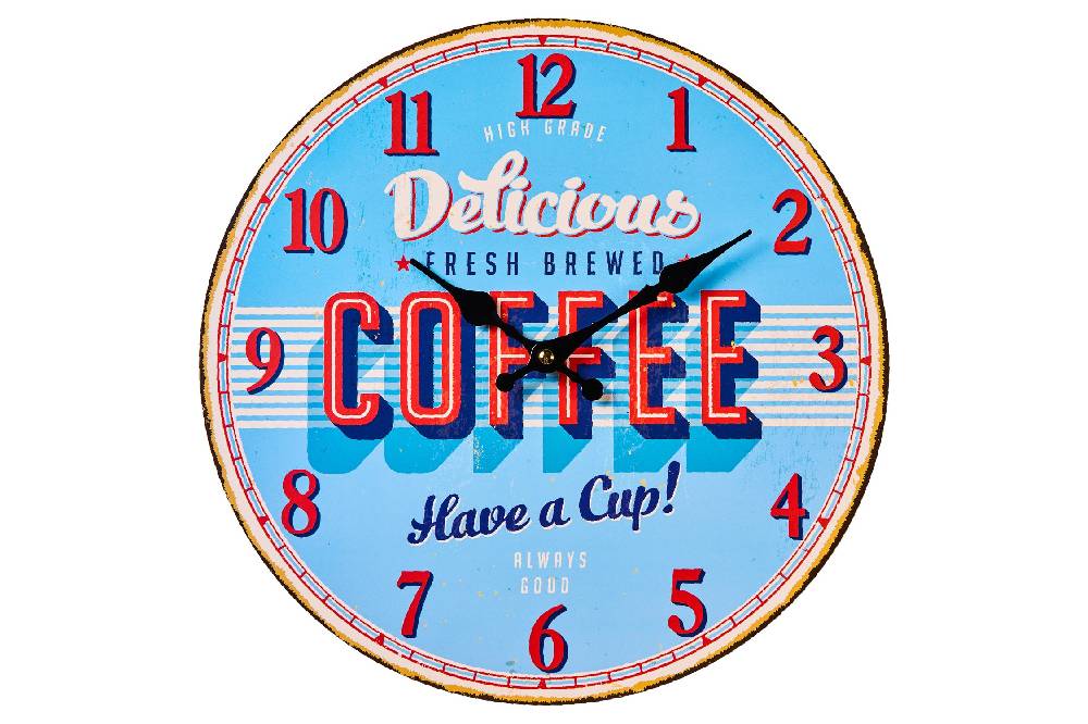 Novità Home Clock - Orlogio Coffee
