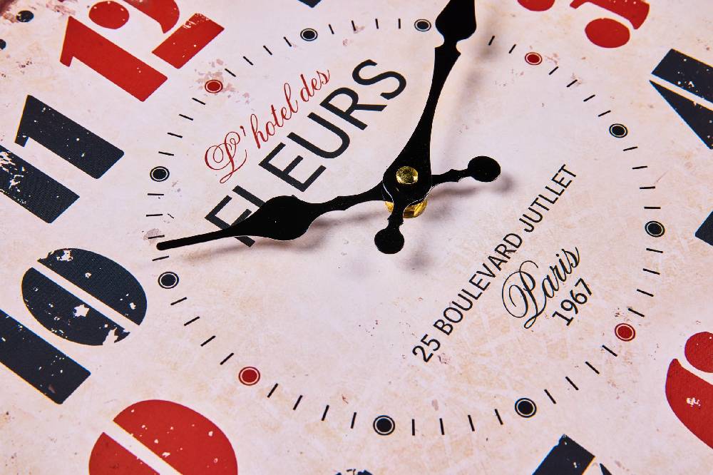 Novità Home Clock - Orologio L'Hotel De Fleurs