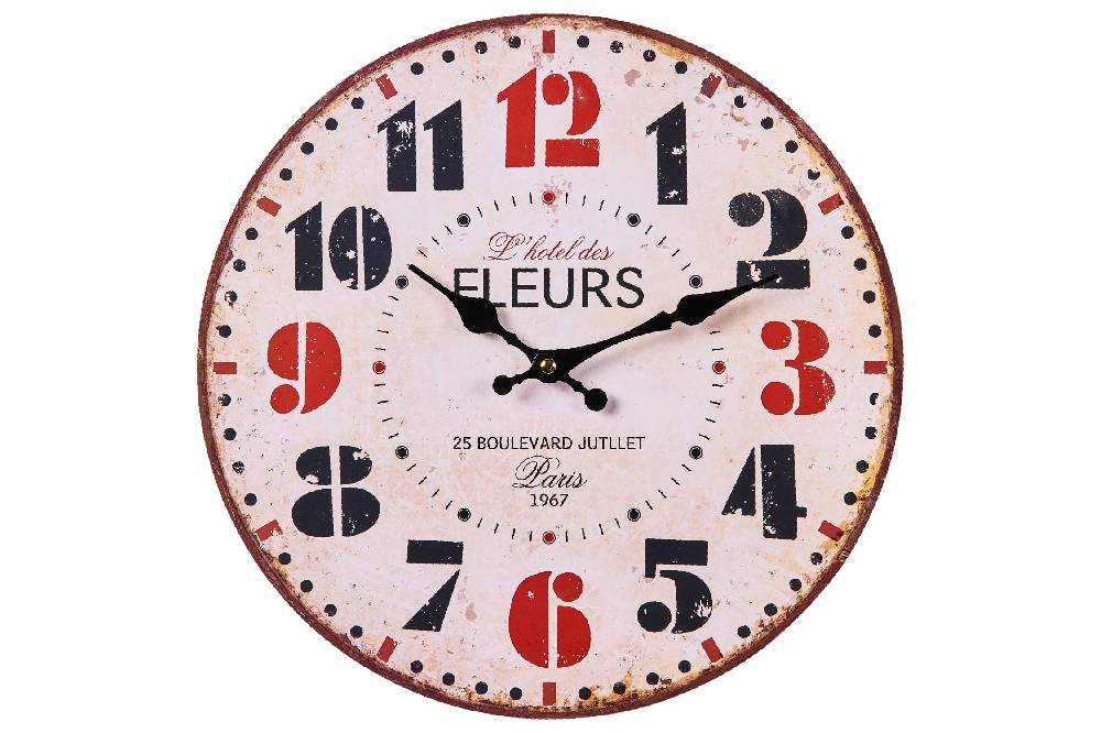 Novità Home Clock - Orologio L'Hotel De Fleurs