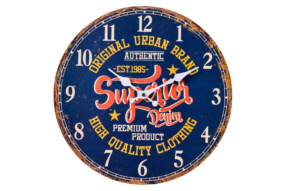 Novità Home Clock - Orologio Superior Denim