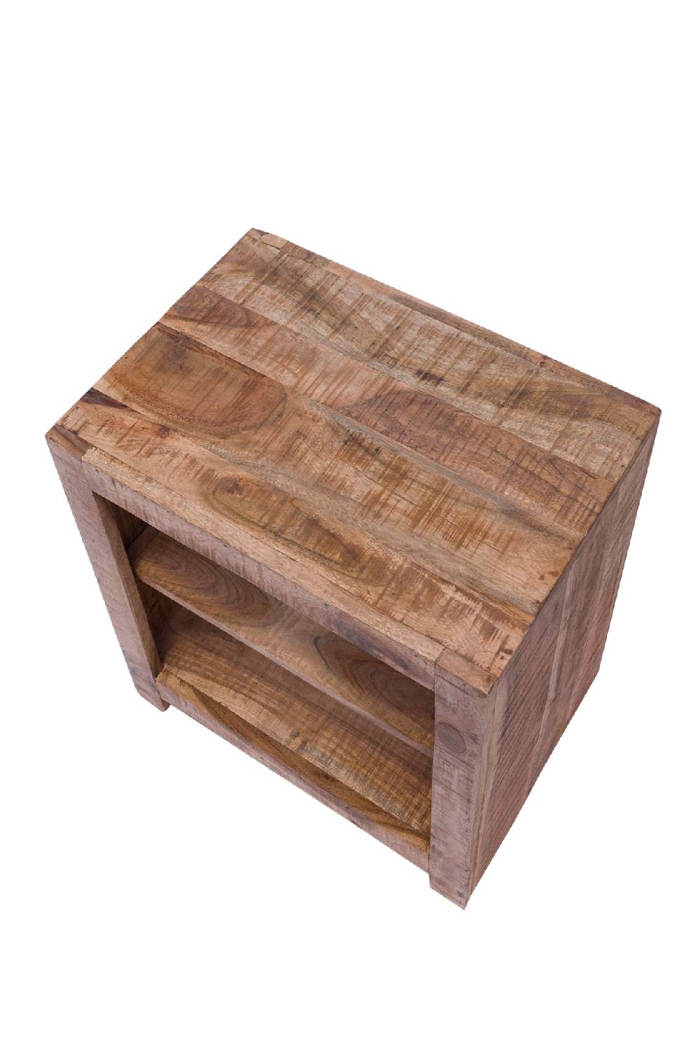 Novità Home Comodino 2 Ripiani In Legno