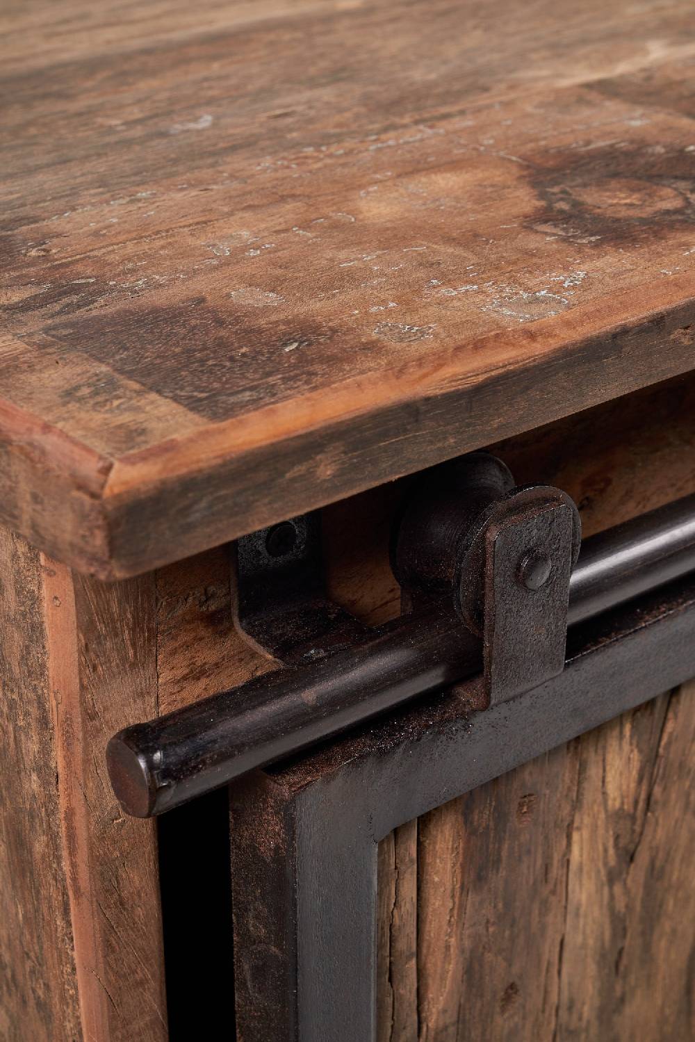 Novità Home Credenza Teak Sportelli Scorrevoli