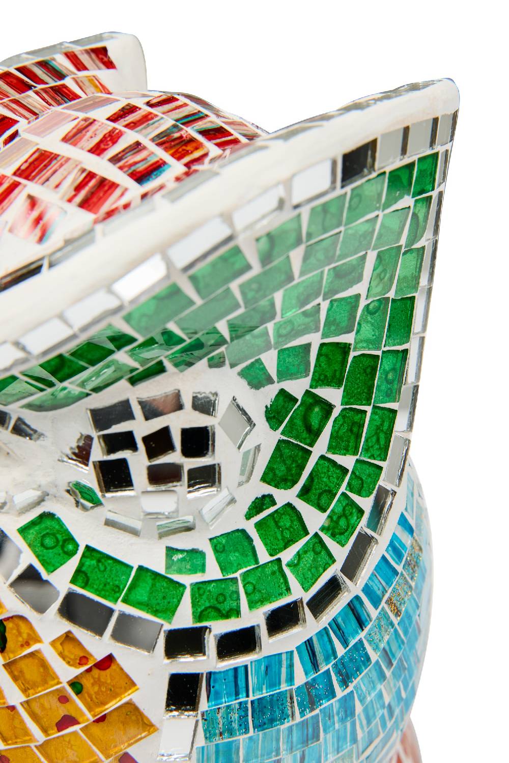 Novità Home Decor - Gufi Mosaico Set 1/2