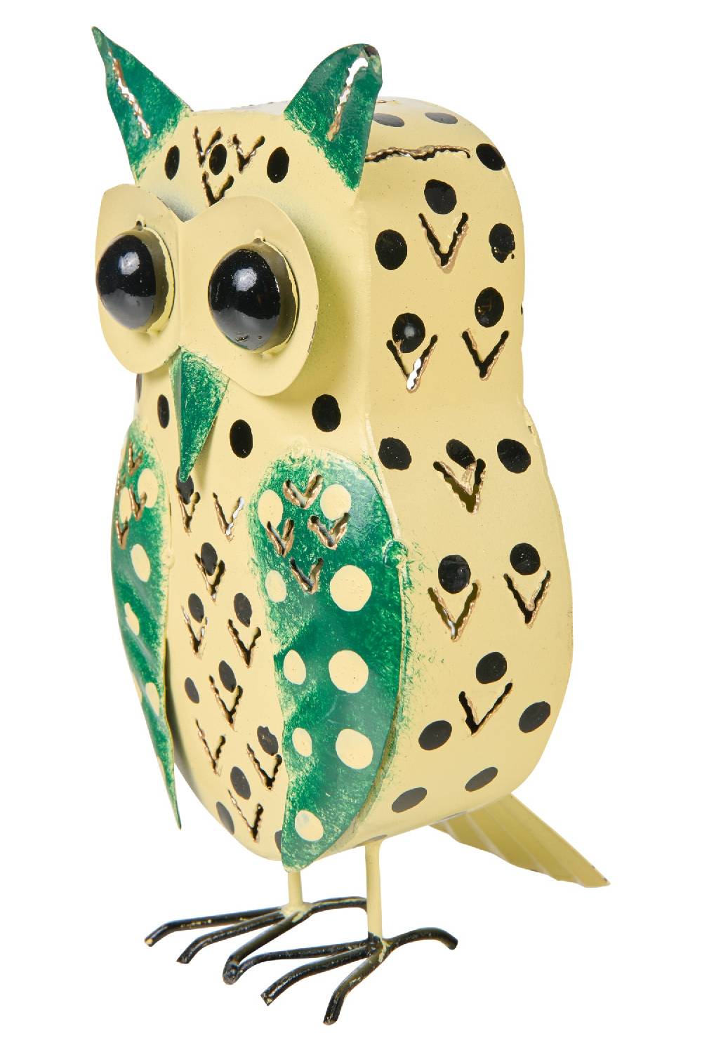 Novità Home Decor - Owl Con Pois Porta Candela