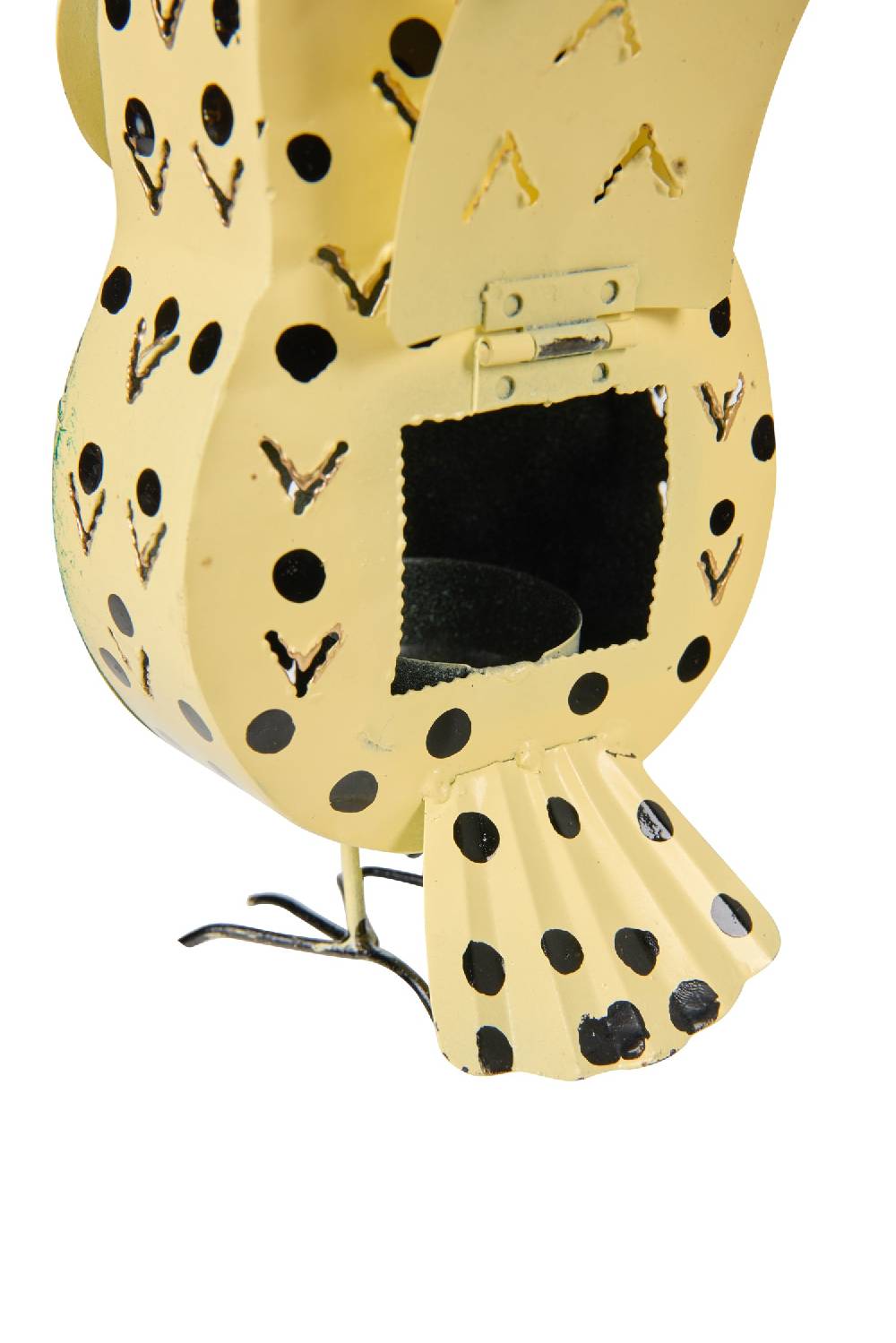 Novità Home Decor - Owl Con Pois Porta Candela