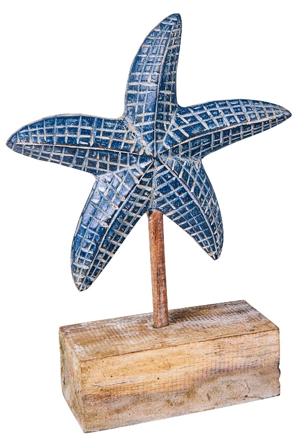 Novità Home Decor - Stella Marina Legno Mosaico Blue