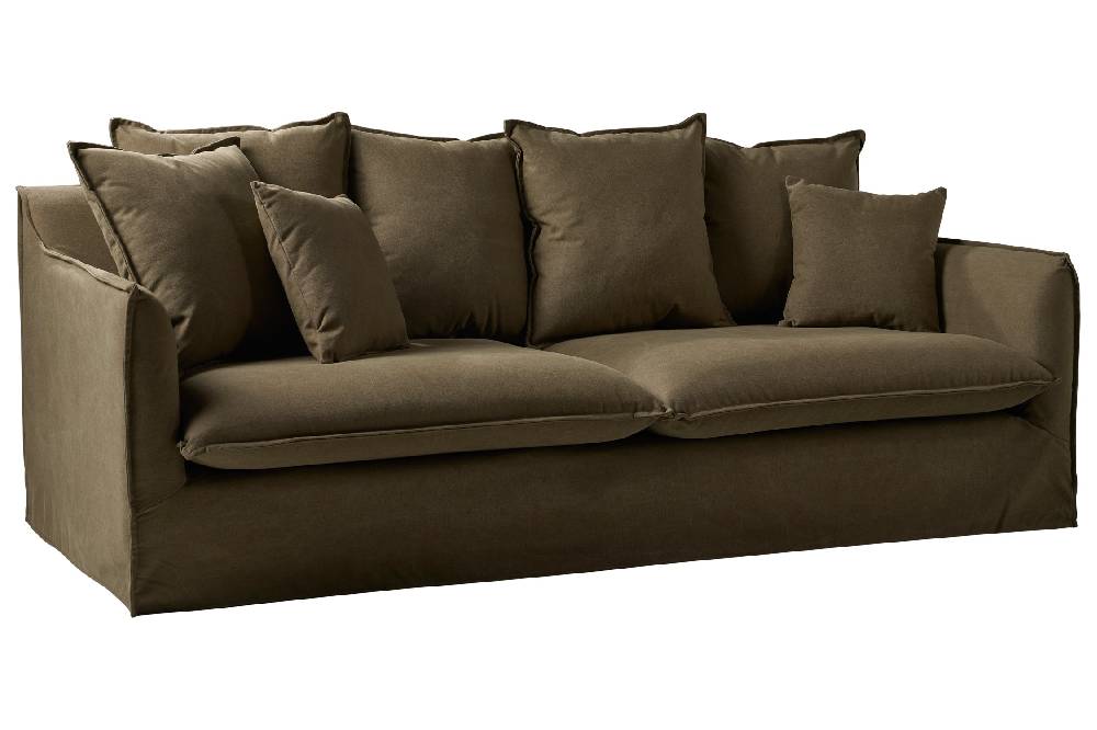 Novità Home Divano - Craig Verde Bosco Stone Wash