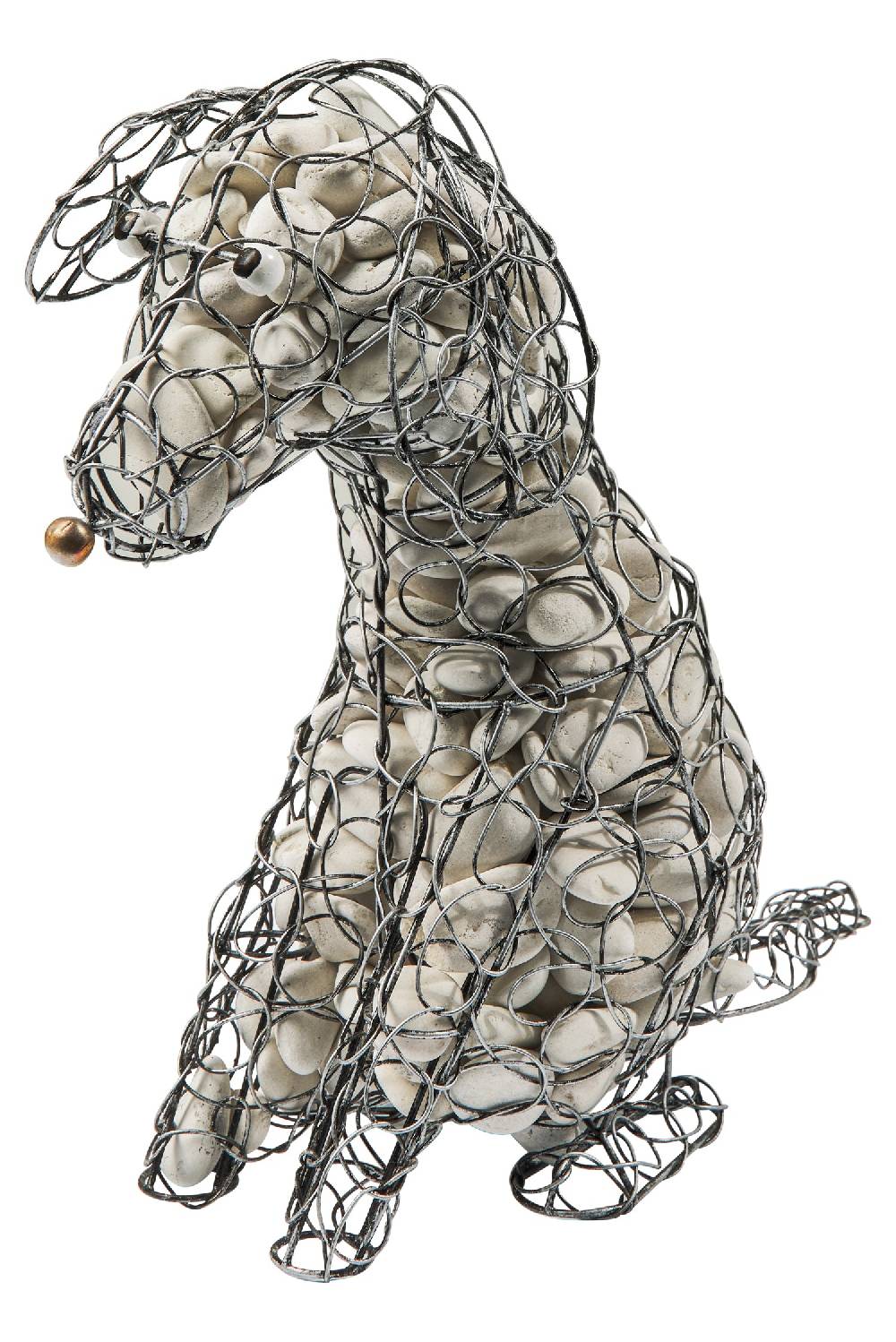 Novità Home Door Stop - Dog With Stone