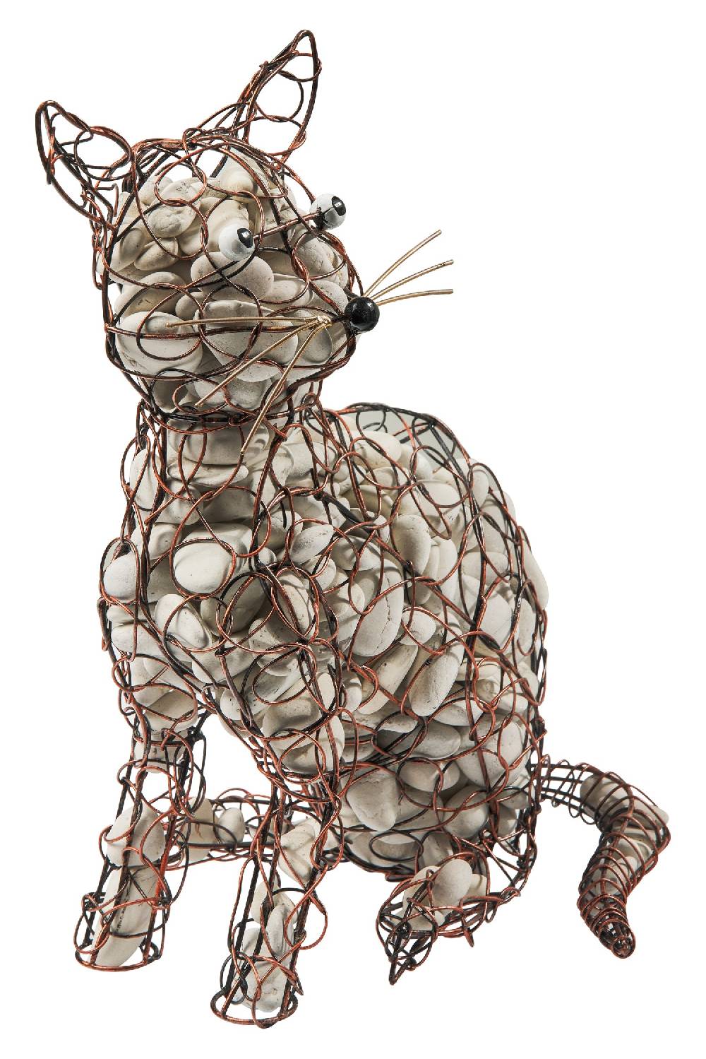 Novità Home Doorstop - Cat With Stone