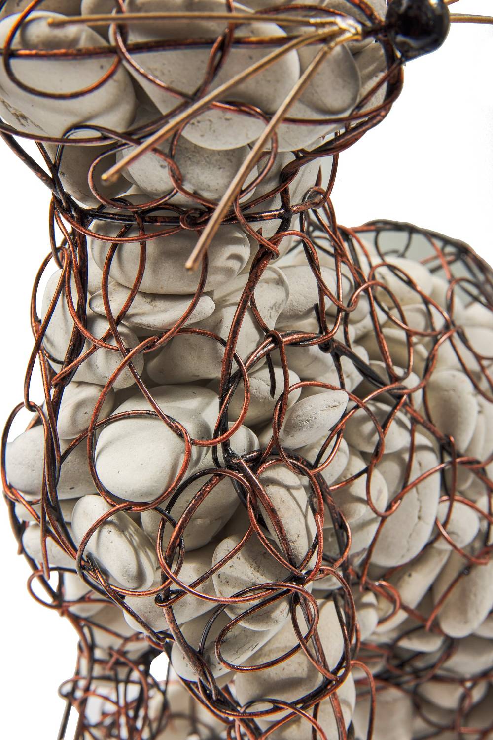 Novità Home Doorstop - Cat With Stone