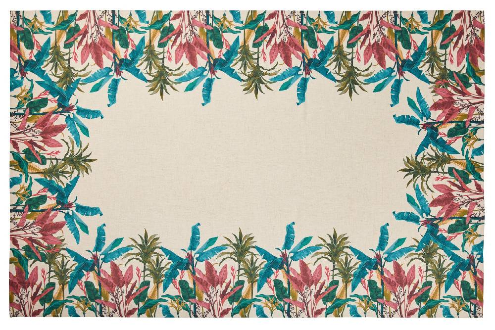 Novità Home Fogliage - Tovaglia Misto Lino Stampata