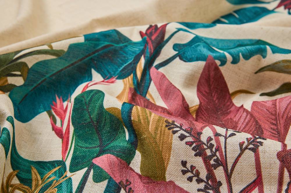 Novità Home Fogliage - Tovaglia Misto Lino Stampata