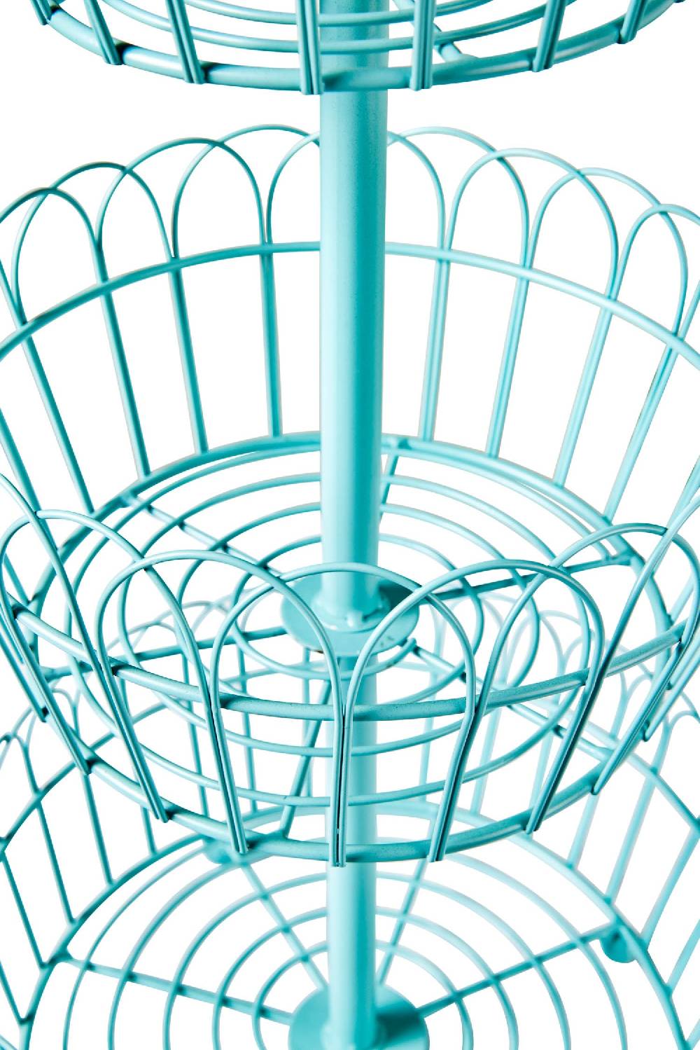 Novità Home Friendly - Porta Frutta 3 Piani Turquese