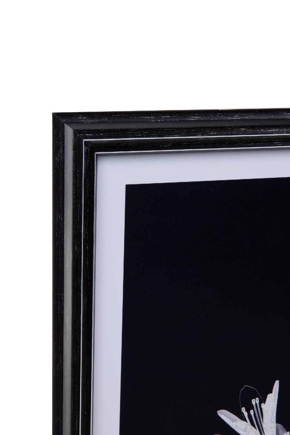 Novità Home Gallery - Stampa Fiore In Bianco E Nero