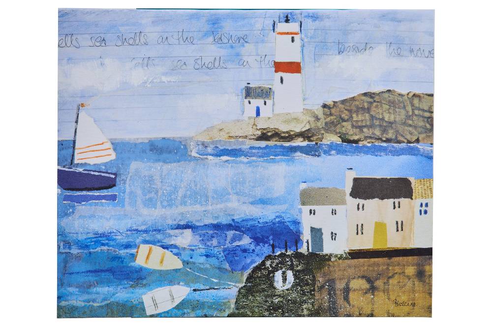 Novità Home Gallery - Tela Dipinta Faro Sul Mare